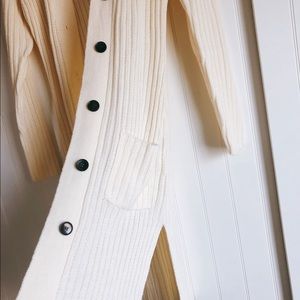 Ivory long cardigan